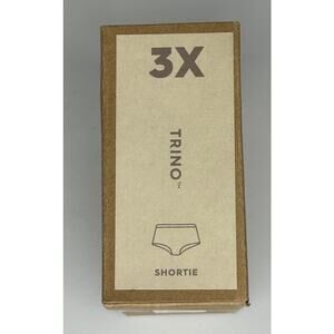 New Allbirds Trino Shortie Panty Wheat Cream 3X Rare Discontinued Merino Tree